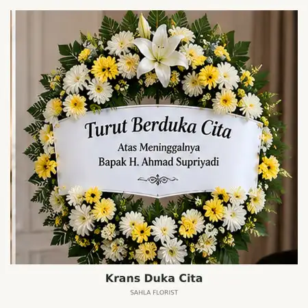 Krans Bunga Duka Moh Toha Bandung